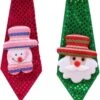 CRAFTHROU 2 Pcs Clignotant Lumière Up Cravate Noël Sequin Cravate LED Noël Cravates Cravate Pour Blush Cravate De Noël Paillettes Cravate Pour Enfants Noël Sequin Cravate Décorations Aldult -Rose Magasin 61HdnZbIniL. AC UL1243