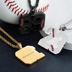 Collier De Numéro Personnalisé Pour Hommes Athlètes En Acier Inoxydable Collier Pendentif Gravé / Nom De Baseball Pour Son Charme De Chaîne De Baseball Sport Softball Team Inspiration Bijoux Cadeaux De Noël -Rose Magasin 61HknthkGkL. AC UL1000