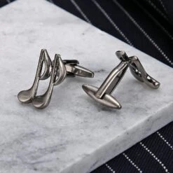 Banemi Boutons De Manchette Personnalisés, Boutons De Manchette Vintage En Acier Inoxydable Musique Double Note Cord Set Pour Dîner De Noël 2.3X1.8CM -Rose Magasin 61Kj3DPzxYL. AC UL1500