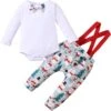 Sfdgfhyf 0 à 18 Mois Filles Vêtements Enfant Garçons De Noël Bébé Garçon Vêtements Bébé Chemise Romper Suspender Pantalon Ensemble -Rose Magasin 61MCzHWO6pL. AC UL1500