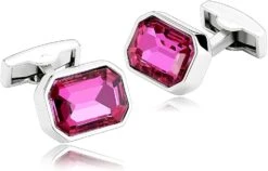 Boutons De Manchette Pour Père De Mariée, Boutons De Manchette Set Polygone En Acier Inoxydable Ensembles Pour Dîner De Noël 1.2X1.6CM