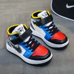 Chaussures Pour Enfants Haut Haut Sneakers Pour Garçons Filles Hip-Hop Chaussures De Danse Pour Halloween Fête De Noël -Rose Magasin 61QYRdNUHzL. AC UL1000