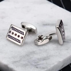 Ensemble De Boutons De Manchette Banemi, Boutons De Manchette Personnalisés Grand-père En Acier Inoxydable Rectangle Sets Pour Le Dîner De Noël -Rose Magasin 61RRsPWqLZL. AC UL1500