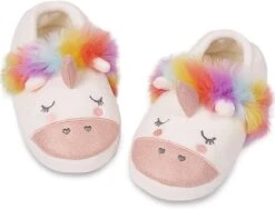 Caramella Bubble Cute Kids Unicorn Animal Slippers Peluche Funny Anti Slip House Chaussures Pour Garçon Et Fille Chaussons De Noël Pour Enfants