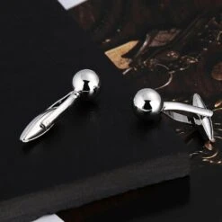 Boutons De Manchette 25e Anniversaire, Jeu De Boutons De Manchette En Argent Ensembles De Billes En Acier Inoxydable Pour Dîner De Noël 1X1CM -Rose Magasin 61SoAH2c7pL. AC UL1500