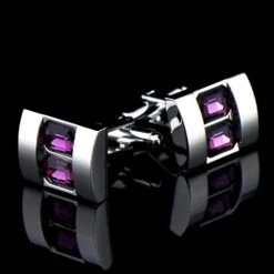 Banemi Boutons De Manchette Sur Boutons, Boutons De Manchette Initiaux Rectangle Cristal Ensembles Pour Dîner De Noël 1.8CM -Rose Magasin 61Tvn3oWzzL. AC UL1500