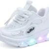 Lymeral Enfants Light Up Chaussures Led Flash Sneakers, Léger Mesh Respirant Enfants Chaussures Avec Led Pour Noël Anniversaire Enfant Show Cadeau