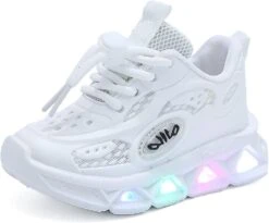 Lymeral Enfants Light Up Chaussures Led Flash Sneakers, Léger Mesh Respirant Enfants Chaussures Avec Led Pour Noël Anniversaire Enfant Show Cadeau