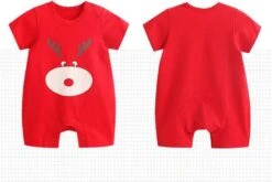 Vêtements Pour Petit Garçon De Noël Bébé Infant Nouveau-né Garçons Filles Mignon Bande Dessinée À Manches Courtes Romper Combinaison Outfit (Rouge, 3-6 Mois) -Rose Magasin 61d5 FTDfsL. AC SL1500