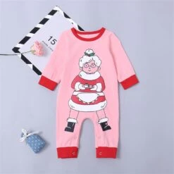 Automne Vêtements Pour Bébé Garçon Nouveau-né Infantile Bébé Garçons Filles Coton Imprimé Automne Noël À Manches Longues Romper Combinaison Vêtements (A, 12-18 Mois) -Rose Magasin 61fDcQ9J jL. AC SL1500