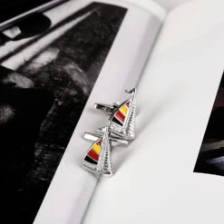 Bonus Papa Boutons De Manchette, Boutons De Manchette Smoking Set En Acier Inoxydable Yacht Sets Pour Dîner De Noël 1.3X2.1CM -Rose Magasin 61hqYoAFRML. AC UL1500 1