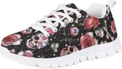 HOTYD Enfants Halloween Sneakers Pour Garçons Respirant Athlétique De Noël Chaussures De Marche Pour Les Filles Plus Confortable Casual Classique Mode Jouer Sport Chaussures