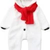 Linge Bébé Vêtements Enfant Bébé Garçons Filles Noël Bonhomme De Neige Polaire Chaud Outwear Combinaison Romper Bébé Pantalon Romper -Rose Magasin 61j10aTJPL. AC UL1500