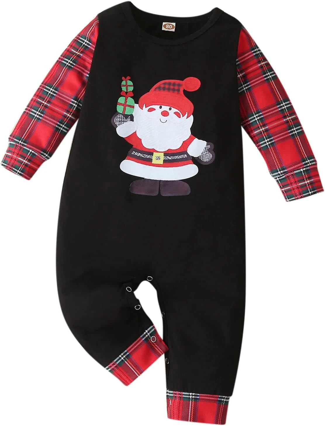 NLGToy Bébé Garçon Linge Romper Enfant Enfants Filles Garçons Infantile Mignon De Noël Cartoon Vieil Homme Imprime Romper Combinaison (Noir, 6-9 Mois) 3 NLGToy Bébé Garçon Linge Romper Enfant Enfants Filles Garçons Infantile Mignon De Noël Cartoon Vieil Homme Imprime Romper Combinaison (Noir, 6-9 Mois)