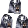 NOLITOY 3 Pcs Dessins Animés écharpe écharpe Châle Hiver Écharpe écharpe Chaude Hiver Tricot Foulards Enfant Noël -Rose Magasin 61kvI0UETL. AC UL1245