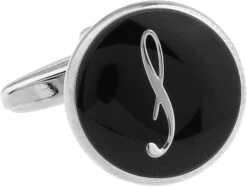 Banemi Père Du Groom Boutons De Manchette, Chemise Boutons De Manchette Alphabet S Sets Pour Le Dîner De Noël 1.5X1.5CM -Rose Magasin 61mXMPzldxL. AC UL1500