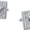 Banemi Boutons De Manchette Et Studs Set, Argent Boutons De Manchette Set En Acier Inoxydable Animal Motif Sets Pour Dîner De Noël 2X2CM -Rose Magasin 61pIsceNJNL. AC UL1500