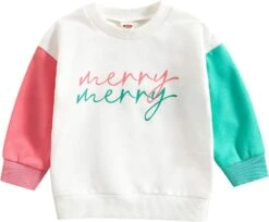 3t Filles Automne Sweatshirts Bébé Fille Garçon Noël Crewneck Sweatshirt Manches Longues Chandail Enfants Garçons Jumper