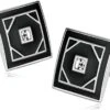 Banemi Chemise Boutons De Manchette, Noir Boutons De Manchette Chemise En Acier Inoxydable Carré Rhombique Ensembles Pour Dîner De Noël 1.8X1.8CM -Rose Magasin 61qpU7FzDFL. AC UL1500