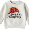 MYNKYLL Infant Boys Filles De Noël À Manches Longues Dessin Animé Pullover Sweat Tops Toddler Veste Garçon -Rose Magasin 61ugkfF8eRL. AC UL1500