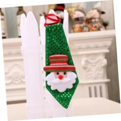 CRAFTHROU 2 Pcs Clignotant Lumière Up Cravate Noël Sequin Cravate LED Noël Cravates Cravate Pour Blush Cravate De Noël Paillettes Cravate Pour Enfants Noël Sequin Cravate Décorations Aldult -Rose Magasin 61wSreh60ML. AC UL1283