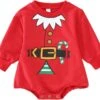 Sfdgfhyf Sportwear Set Pour Enfants Nouveau-né Bébé Garçons Filles Coton Automne Noël À Manches Longues Romper Body 1 Sfdgfhyf Sportwear Set Pour Enfants Nouveau-né Bébé Garçons Filles Coton Automne Noël À Manches Longues Romper Body -Rose Magasin 61xNfggjINL. AC UL1500