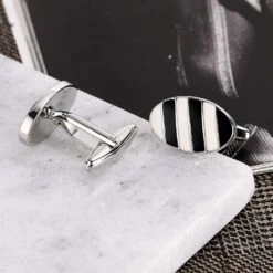 Boutons De Manchette Pour Petit Ami, 40e Anniversaire Boutons De Manchette En Acier Inoxydable Ensembles Pour Dîner De Noël 2.1X1.3CM -Rose Magasin 71 D7sQYwWL. AC UL1500