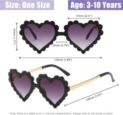 UTTPLL Enfants Fille Coeur En Forme Lunettes De Soleil Halloween Noël Parti Lunettes Pour Photographie Extérieur Plage UV 400 Protection 12 UTTPLL Enfants Fille Coeur En Forme Lunettes De Soleil Halloween Noël Parti Lunettes Pour Photographie Extérieur Plage UV 400 Protection -Rose Magasin 711buvJUB4L. AC UL1500
