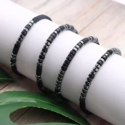 Bracelets De Code Morse Inspirants Pour Femmes Hommes Fête Des Mères Anniversaire Noël Cadeaux Maman Mère Père Fille Tante Grand-mère Bijoux Cord Wrap Bracelet Avec Perles D'hématite Noire -Rose Magasin 711dvlv4VS. AC UL1500