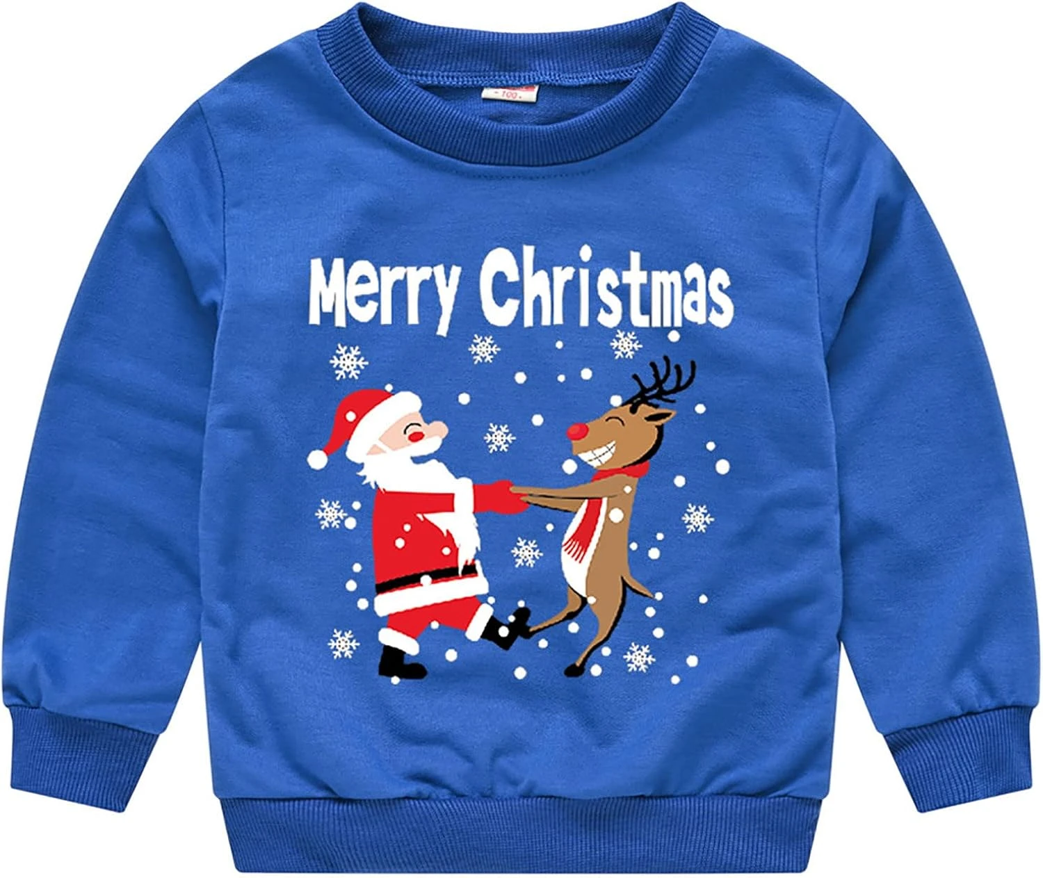Enfant Casual Body Enfant Hiver Noël À Manches Longues Bande Dessinée Imprimé Lettre Hoodie Top 7 Enfant Casual Body Enfant Hiver Noël À Manches Longues Bande Dessinée Imprimé Lettre Hoodie Top – Image 5