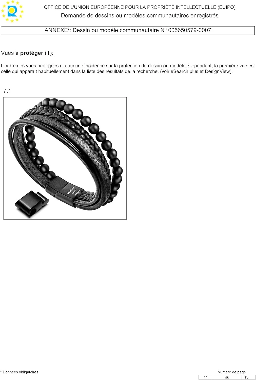 Bracelet En Cuir Pour Perle Pour Homme Murtoo, Perle Naturelle, Bracelet En Acier Et En Cuir Pour Homme Cadeau De Noël 8 Bracelet En Cuir Pour Perle Pour Homme Murtoo, Perle Naturelle, Bracelet En Acier Et En Cuir Pour Homme Cadeau De Noël – Image 6