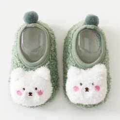 JEUROT Bande Dessinée En Peluche Chaud Chaussures Enfant Filles Pantoufles Cozy Peluche Intérieur Extérieur Enfants Pantoufles Halloween Noël Costume -Rose Magasin 713vSRtMbL. AC UL1500 1