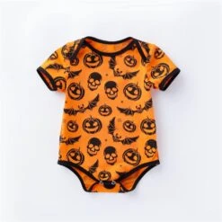 Nouveau-né Infantile Bébé Filles Garçons Imprimer Automne Halloween Noël À Manches Courtes Romper Enfants Body Pour Automne -Rose Magasin 714V4x5b9L. AC UL1500