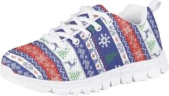 Parprinty Chaussures De Noël Pour Filles Garçons Léger Casual Mignon Athlétique Sneakers Enfants Chaussures De Course De Vacances Outfit
