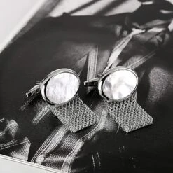 Banemi Boutons De Manchette À L'extérieur, 2022 Boutons De Manchette Ensembles Ovales En Acier Inoxydable Pour Dîner De Noël 2.2X4CM -Rose Magasin 716ljuhivoL. AC UL1500