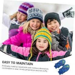 TENDYCOCO 1 Paire Enfants Chaud Gants Vélo Gants Pour Tricot Gants Filles Gant Neige Gants De Noël Chaud Gants Bébé Chaud Gants Ski Gants Enfants Ski Gants -Rose Magasin 717EcWGLyfL. AC SL1500