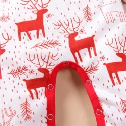 Petits Garçons Vêtements Infantile Bébé Fille Garçon Noël Romper Nouveau-né Cerf Imprimé À Manches Longues Rayé Combinaison De Noël Tenues (Rouge, 3-6 Mois) -Rose Magasin 71AIf8C9cXL. AC SL1500