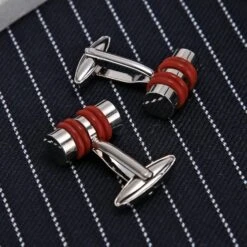 Banemi Boutons De Manchette Pour Tux, Boutons De Manchette Argent En Acier Inoxydable Cylindrique Ensembles Pour Dîner De Noël 1.7X0.9CM -Rose Magasin 71B1xrKZ8pL. AC UL1500