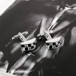 Banemi Boutons De Manchette Vintage, Light Up Boutons De Manchette Ensembles D'Arche En Acier Inoxydable Pour Dîner De Noël 0.8X1.7CM -Rose Magasin 71BiOaKs67L. AC UL1500