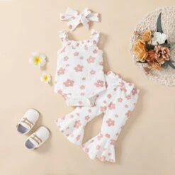 Bébé Noël Bandeau Infantile Filles Sans Manches Romper Bodysuit Floral Prints Bell Bottoms Pantalon (WH1, 12-18 Mois) 10 Bébé Noël Bandeau Infantile Filles Sans Manches Romper Bodysuit Floral Prints Bell Bottoms Pantalon (WH1, 12-18 Mois) -Rose Magasin 71Bm2XrC L. AC SL1500