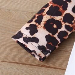 Bébé Fille Dentelle Romper Noël Infant Nouveau-né Bébé Garçons Filles À Manches Longues Leopard Print Patchwork Footless Pyjamas -Rose Magasin 71CZ1 nxu5L. AC UL1500