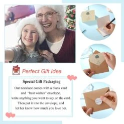UPROMI Cadeaux Petite-fille, Collier Petite-fille, Cadeaux D'anniversaire De Noël Pour Les Adolescents Filles Femmes Bijoux Petite-fille -Rose Magasin 71DBpX8cZL. AC UL1500