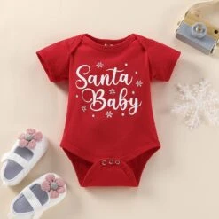 Barboteuse Pour Bébé Filles Nouveau-né Bébé Bébé Unisexe Coton Imprimer Automne Noël À Manches Courtes Danse Léotard Pour -Rose Magasin 71DmKc1fgaL. AC UL1500