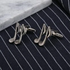 Banemi Boutons De Manchette Personnalisés, Boutons De Manchette Vintage En Acier Inoxydable Musique Double Note Cord Set Pour Dîner De Noël 2.3X1.8CM -Rose Magasin 71FuPsXI5pL. AC UL1500