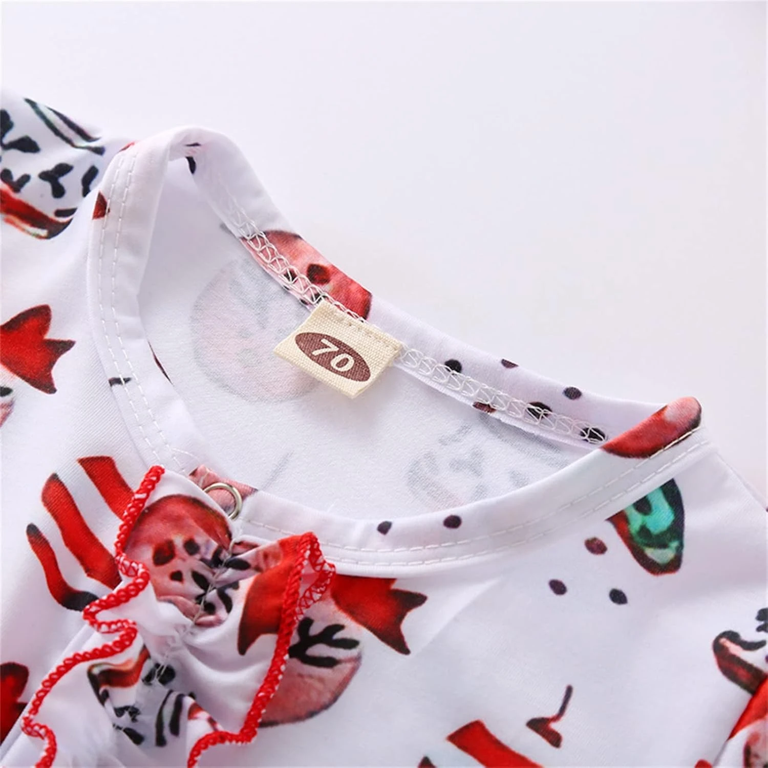 Nouveau-né Infant Bébé Filles Hiver Chaud Floral De Noël Coton À Manches Longues Romper Combinaison Infantile Tenues 0-24 Mois 6 Nouveau-né Infant Bébé Filles Hiver Chaud Floral De Noël Coton À Manches Longues Romper Combinaison Infantile Tenues 0-24 Mois – Image 4