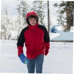 TENDYCOCO 1 Paire Enfants Chaud Gants Vélo Gants Pour Tricot Gants Filles Gant Neige Gants De Noël Chaud Gants Bébé Chaud Gants Ski Gants Enfants Ski Gants -Rose Magasin 71Hgx1ZtehL. AC SL1500