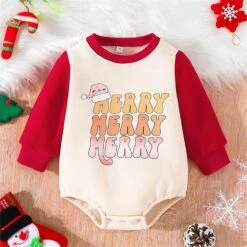 Sfdgfhyf Enfants Parti Vêtements Nouveau-né Bébé Garçons Filles Noël Romper À Manches Longues Lettre Imprimé Sweat -Rose Magasin 71JG5VPWKeL. AC UL1500