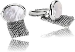 Banemi Boutons De Manchette À L'extérieur, 2022 Boutons De Manchette Ensembles Ovales En Acier Inoxydable Pour Dîner De Noël 2.2X4CM -Rose Magasin 71JfGHz41PL. AC UL1500