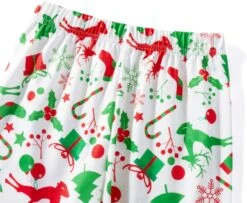 Abendian Famille Pyjamas De Noël 2023 Xmas Pjs Matching Sets Maison De Vacances Vêtements De Nuit Jammies Tenues -Rose Magasin 71NcOJq1nL. AC UL1500