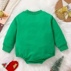 Bébé Neutre Vêtements Nouveau-né Bébé Unisexe Coton Automne Noël Imprimé À Manches Longues Solide Couleur Body -Rose Magasin 71RvXmAxIZL. AC UL1500